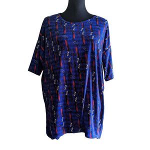 New Disney LuLaRoe Cruella DeVille NWT Irma Style Tunic Short sleeve Shirt Sz S